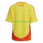 Camisolas de futebol Colômbia Copa America Criança Equipamento Principal 2024 Manga Curta